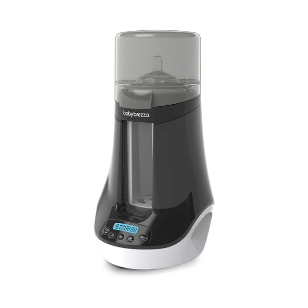 Baby Brezza Electric Baby Bottle Warmer, Breast Milk Warmer + Baby Food Warmer and Defroster - Universal Warmer Fits All Feeding Bottles: Glass, Plastic, Small, Large + Newborn – Digital Display
