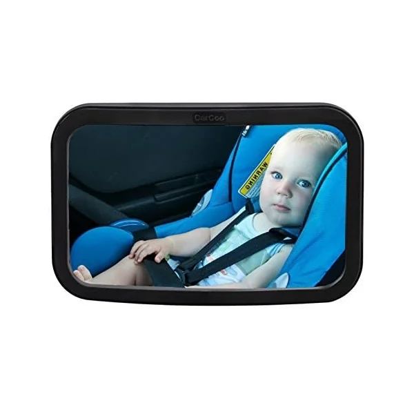 Baby Car Mirror by CarCoo - baby back seat mirror rear facing, best car seat convex mirror for baby view