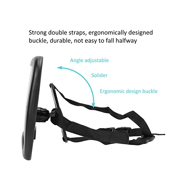 Baby Car Mirror, Car Seat Mirror Rear Facing Interior Baby Care 360° Rotatable Shatterproof Clear View for Trucks SUVs