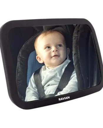 Baby Car Mirror for Back Seat Safest Newborn Essentials with Rear View, Shatterproof, Adjustable to See Rear Facing for Infants, Kids and Pets (Pack of 4)