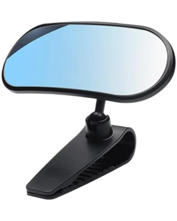 Baby Car Seat Mirror for Rear Facing with Wide-View HD Glass Easy Clip-On Backseat Mirror to Observe Rear-Facing Infant Safely Black