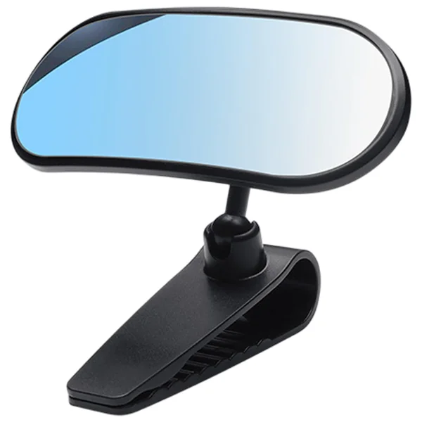 Baby Car Seat Mirror for Rear Facing with Wide-View HD Glass Easy Clip-On Backseat Mirror to Observe Rear-Facing Infant Safely Black