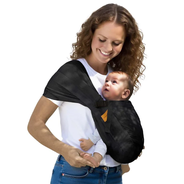Baby Carrier Sling Newborn to Toddler Carrier - Ergonomic Hip Carrier & Baby Carrier in Premium Breathable Mesh, Summer Baby Carrier with Hip Seat, Cooling & Non-Slip, 0-36 Months