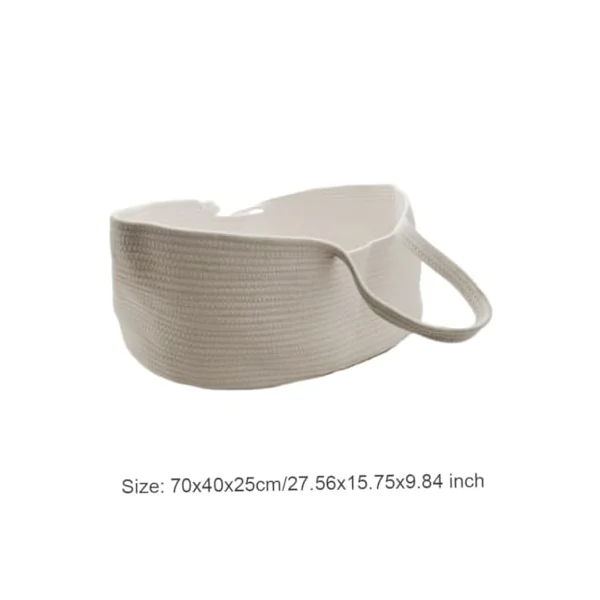 Baby Changing Basket Bed Folding Baby Travel Carrying Basket Sleeping 70x40x25CM