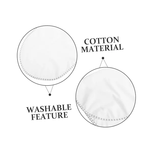Baby Changing Pad 3 Pack Cotton TPU Waterproof Reusable Diaper Mat for Portable Protector Machine Washable for Travel and Home