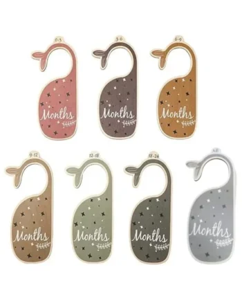 Baby Closet Divider Closet 7pcs/set Baby Closet Organizer Nursery Decor Hanger Dividers Baby Clothes Organizers for Boys Girls
