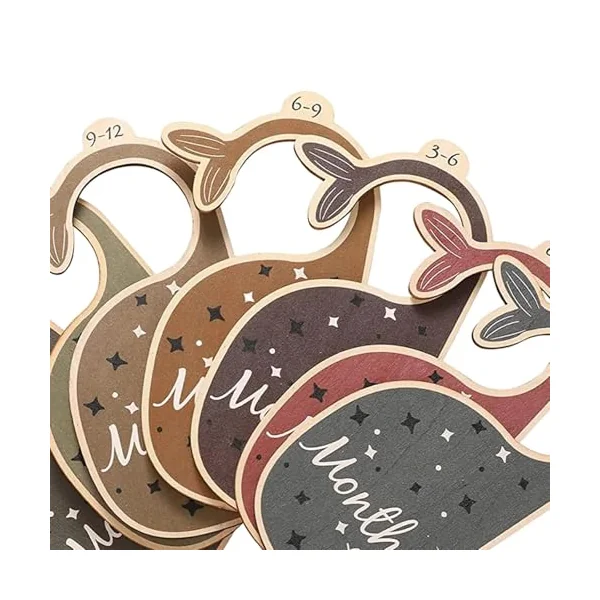 Baby Closet Divider Closet 7pcs/set Baby Closet Organizer Nursery Decor Hanger Dividers Baby Clothes Organizers for Boys Girls