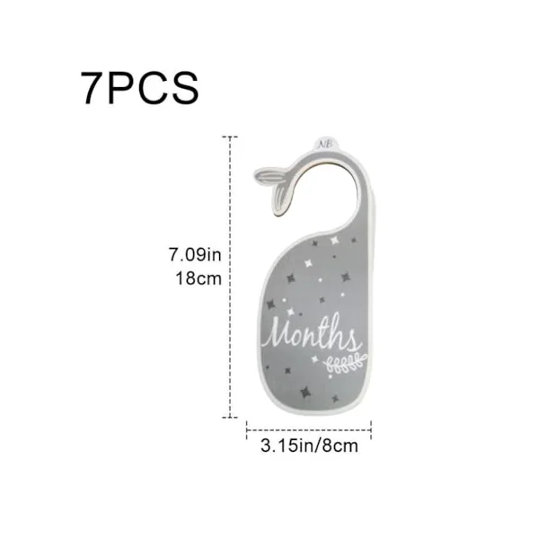 Baby Closet Divider Closet 7pcs/set Baby Closet Organizer Nursery Decor Hanger Dividers Baby Clothes Organizers for Boys Girls