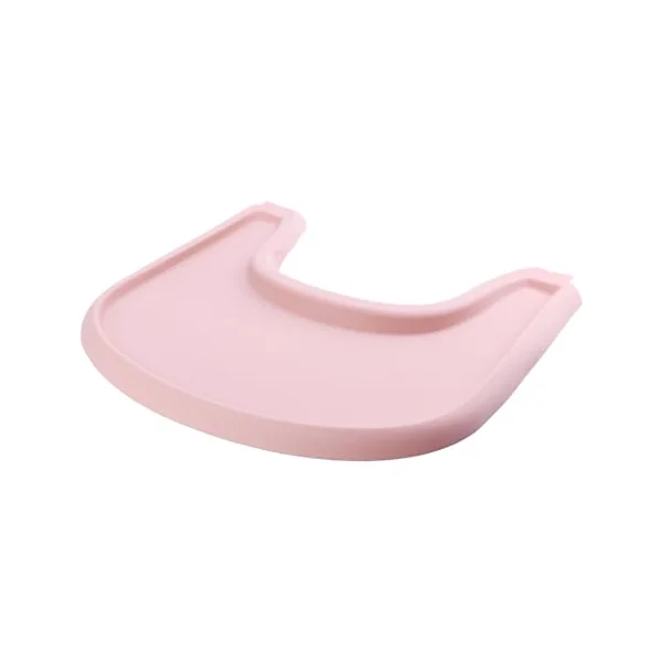 Baby Dinning Chair Mat Soft Silicone Dining Placemat Solid Washable Highchair Cushion Tray Pad for High Chairs Portable Silicone Mat for Baby High Chair