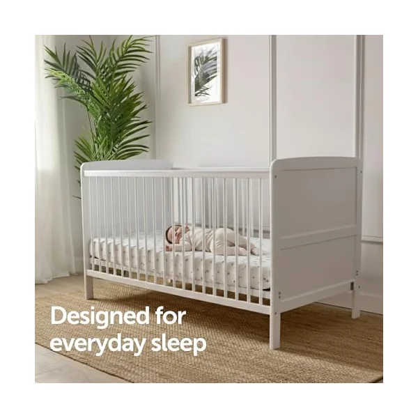 Baby Elegance Cot Bed Sheets, 140 x 70 cm Fitted, 2-Pack (Elephant Design) | Machine Washable, Ultra-Soft & Breathable Cotton, Premium-Quality Jersey, Hypoallergenic, Durable Quality, Includes 2 Sheets