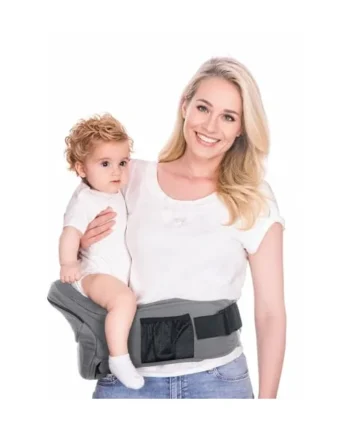 Baby Hip Carrier with Extender, Hip Seat Carrier, Grey | Mom's Choice Award Winner. Ergonomic hip seat carrier for baby & toddler. Safety certified. Fits all caregivers. 3-20 kg.