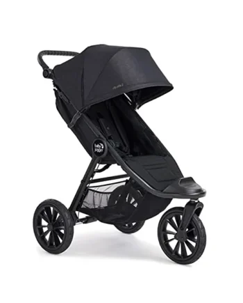 Baby Jogger City Elite 2 All-Terrain Pushchair | Lightweight, Foldable Stroller | Opulent Black