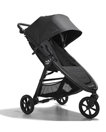 Baby Jogger City Mini GT2 All-Terrain Pushchair | Lightweight, Foldable Stroller | Opulent Black