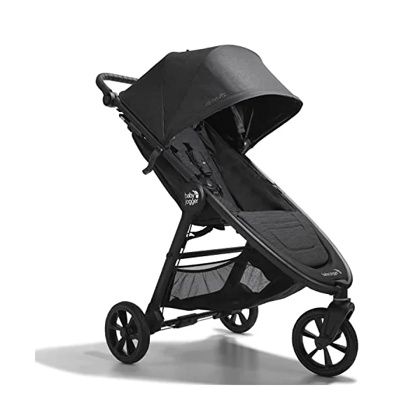 Baby Jogger City Mini GT2 All-Terrain Pushchair | Lightweight, Foldable Stroller | Opulent Black