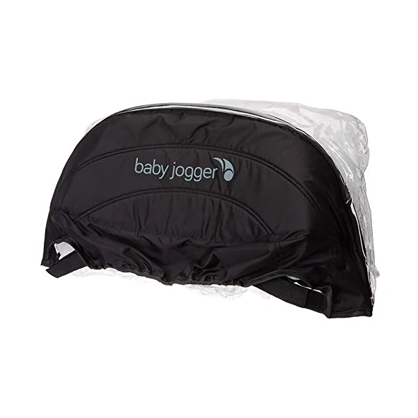 Baby Jogger City Mini GT2 Double All-Terrain Pushchair with Weather Shield Rain Cover | Opulent Black