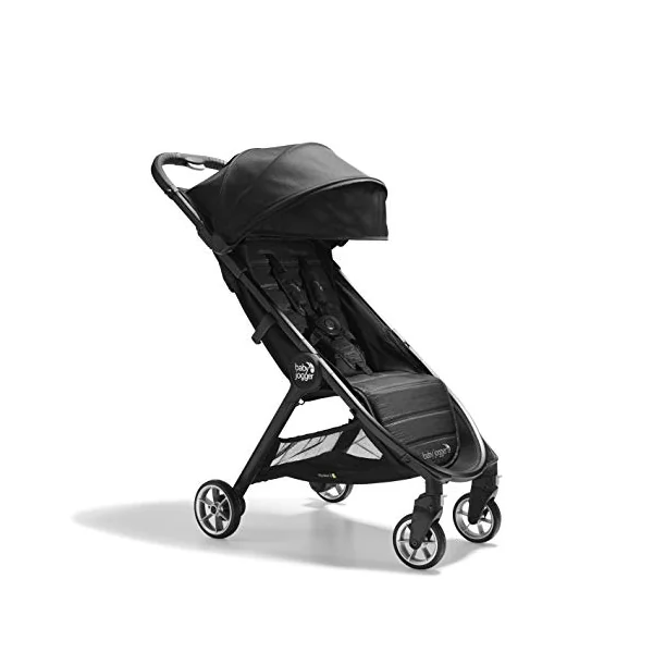 Baby Jogger City Tour 2 Travel Stroller | Ultra-Lightweight, Foldable & Compact Pushchair Buggy | Pitch Black