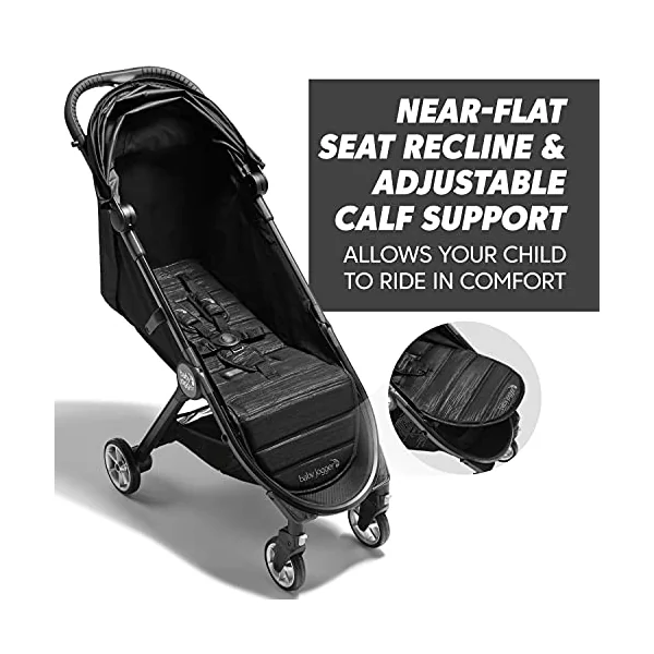 Baby Jogger City Tour 2 Travel Stroller | Ultra-Lightweight, Foldable & Compact Pushchair Buggy | Shadow Grey