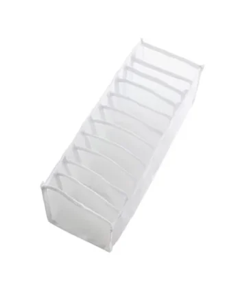 Baby Multifunctional Storage Bag With Nylon Mesh Drawer Divider Honeycomb Underwear Socks Organizer For Wardrobe
