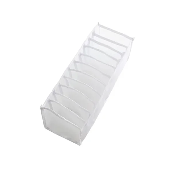 Baby Multifunctional Storage Bag With Nylon Mesh Drawer Divider Honeycomb Underwear Socks Organizer For Wardrobe