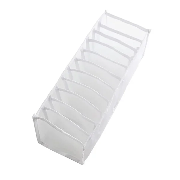 Baby Multifunctional Storage Bag With Nylon Mesh Drawer Divider Honeycomb Underwear Socks Organizer For Wardrobe