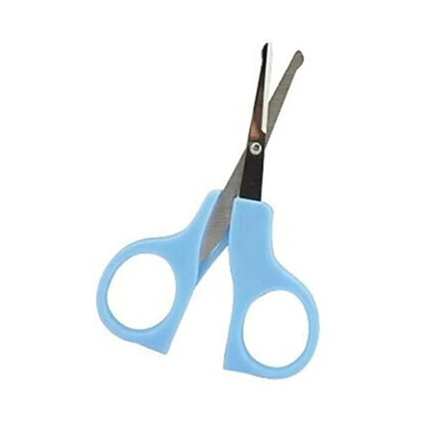 Baby Nail Clippers Set with Scissors 2 Piece Safety Suit, Grooming Kit for Girls and Boys, Newborn, Infant and Toddler (Blue)
