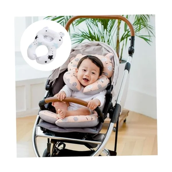 Baby Pillow Against Flat Head Infant Pillow for Newborn Baby Flat Head Children Car Seat Support