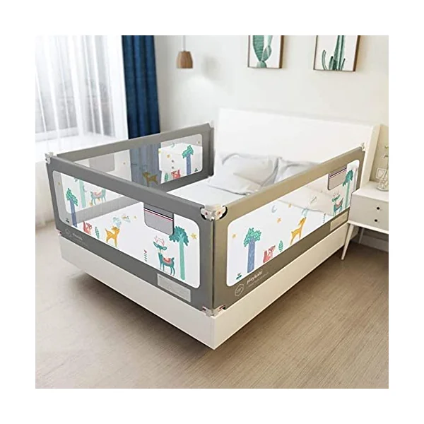 Baby Playpen Baby Bed Rail Guard, Bed Bumpers Lifting Design Safety Guard For Kids Child Toddlers 75-92cm Adjustable Toy (Size : 1.5m)