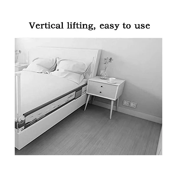 Baby Playpen Baby Bed Rail Guard, Bed Bumpers Lifting Design Safety Guard For Kids Child Toddlers 75-92cm Adjustable Toy (Size : 1.5m)