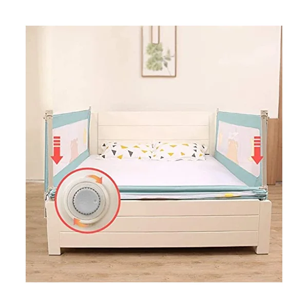 Baby Playpen Bed Rails for Toddlers Extra Long Baby Bed Rail Guard for Kids Twin Double Full Size Queen Anti-collision Anti-drop Toy