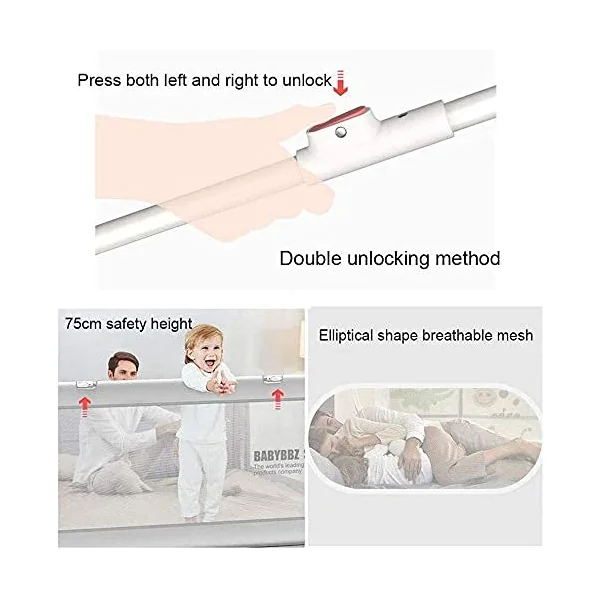 Baby Playpen Child Bed Safety Side Rails for Toddlers Baby Bedrail Height adjustable, Extra Long Baby Bed Rail Guard Anti-collision Anti-drop Toy