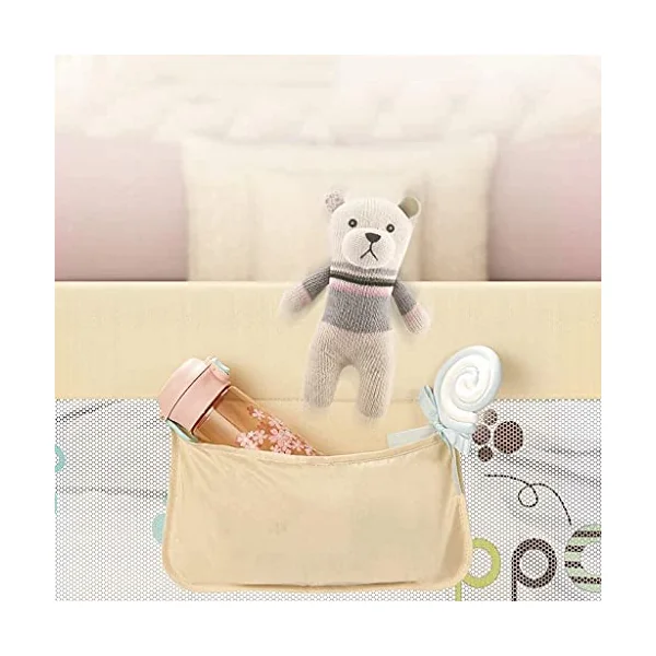 Baby Playpen Nursery Beds Safety Handrails Safety Assisting Rails for Infants Toddlers Bed Guardrail Height Adjustable Anti-collision Anti-drop Toy (Size : 120cm)