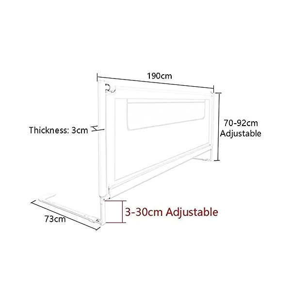 Baby Playpen Portable Safety Bed Rail Guard For Baby, Toddlers Protection Guardrail for Kids Child Vertical Lift Toy (Size : 150cm)