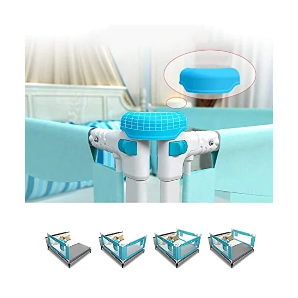 Baby Playpen Safety Guardrail Bed Support Rail Safety Cot Bed Vertical Lift Extra Long Guard for Toddlers Toy (Size : 150cm)