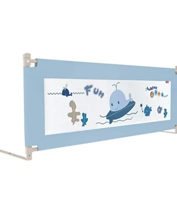 Baby Playpen,baby Fence Safety Guardrail Bed Guardrail Lifting Anti-fall Bed Guardrail Bed Baffle Bed Universal (Size:Blue-150CM)