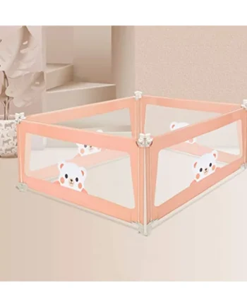 Baby Safety Tall Bed Kids Bed Rail Portable Bed Guard Rail Protective Toddler Safety Bed Rail with Safety Lockable Buckle for Travel Home Use 5 Gears Adjustable 3 Pcs Extra Strong