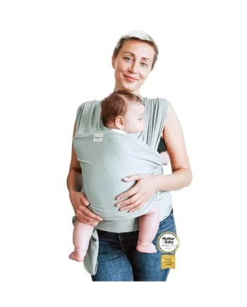 Baby Sling Wrap Newborn to Toddler Carrier 7-35lb - Soft Stretchy Baby Wrap Sling - Safety Tested - Hands-Free Baby Wrap Carrier - Newborn Sling (Sage)