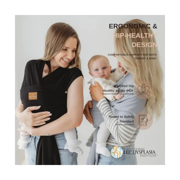 Baby Sling Wrap Newborn to Toddler Carrier, Stretchy Baby Wraps - Baby Sling Safety Tested, Hands-Free Baby Wrap Carrier, Newborn Sling - Baby Carrier