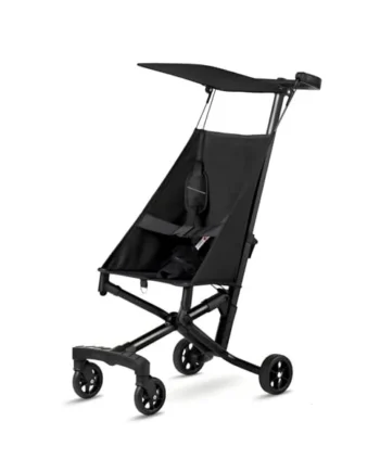 Baby Stroller for Children 1-6 Years Ultra Compact Lightweight Folding Travel Stroller, Oxford Cloth Aluminum, 37 x 21.2 x 14.2 inches Black