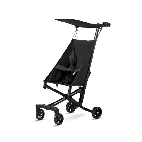 Baby Stroller for Children 1-6 Years Ultra Compact Lightweight Folding Travel Stroller, Oxford Cloth Aluminum, 37 x 21.2 x 14.2 inches Black