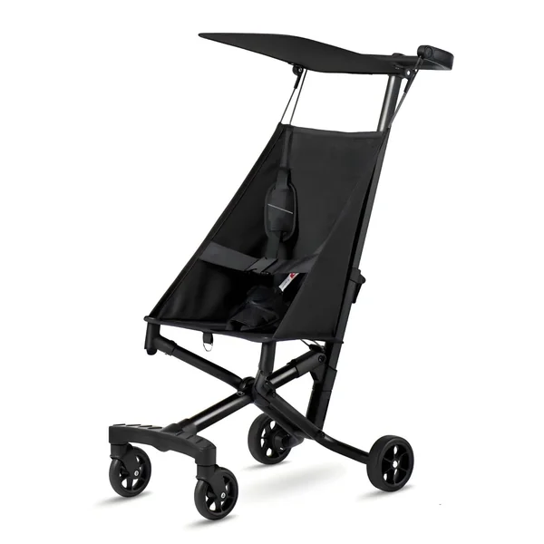 Baby Stroller for Children 1-6 Years Ultra Compact Lightweight Folding Travel Stroller, Oxford Cloth Aluminum, 37 x 21.2 x 14.2 inches Black