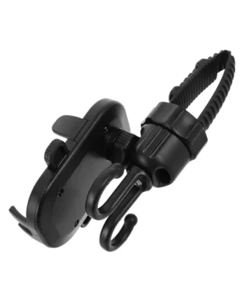 Baby Stroller Phone Mount Hanging Hook Black Abs Universal | Compact Portable Design, Versatile Use for Daily Errands and Trips, for Parents and Travelers