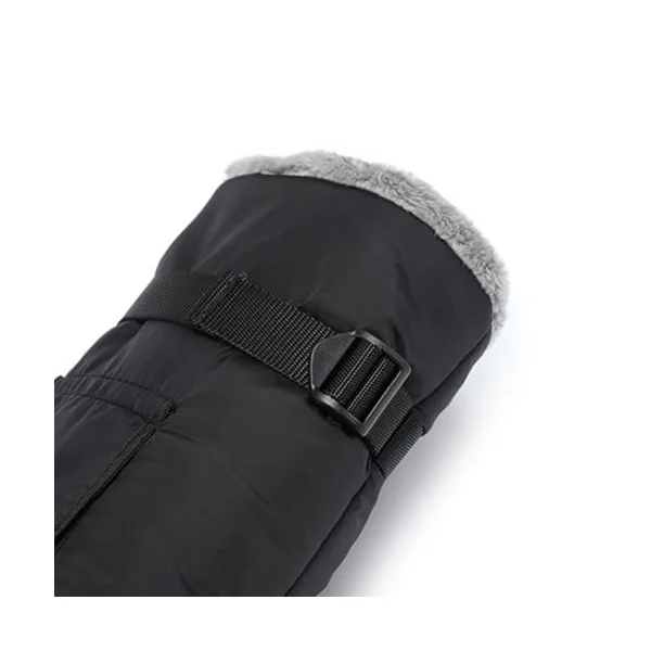 Baby Strollers Hand Muffs Soft Thick Fleece Lined Hand Warmer Windproof Comfortable Pushchair Gloves for Winter Comfort