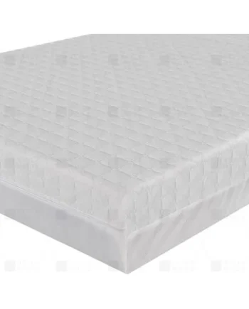 Baby Toddler Cot Bed Mattress Cover, Extra Breathable Anti Allergy & Waterproof Baby Quilted Zipped Cover Thick Depth Crib Mattress Spare Cover (140 x 70 x 10 cm)
