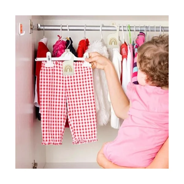Baby Wardrobe Clothes Dividers 8pcs Double-sided Nursery Baby Closet Clothes Dividers, Nursery Decor, Baby Clothes Organizers
