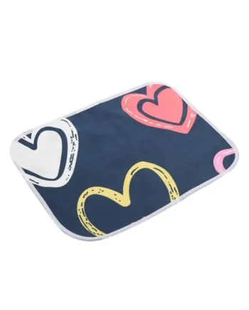 Baby Waterproof Bed Pad Reusable Cotton Tpu Urine Pad | High Absorption Liner, Suitable for Infants and Women, Compact Changing Mat for Travel Use