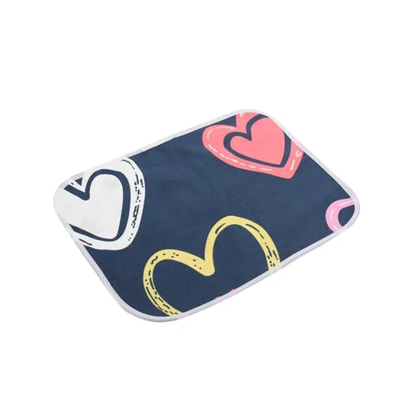 Baby Waterproof Bed Pad Reusable Cotton Tpu Urine Pad | High Absorption Liner, Suitable for Infants and Women, Compact Changing Mat for Travel Use