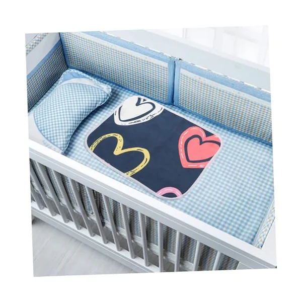 Baby Waterproof Bed Pad Reusable Cotton Tpu Urine Pad | High Absorption Liner, Suitable for Infants and Women, Compact Changing Mat for Travel Use