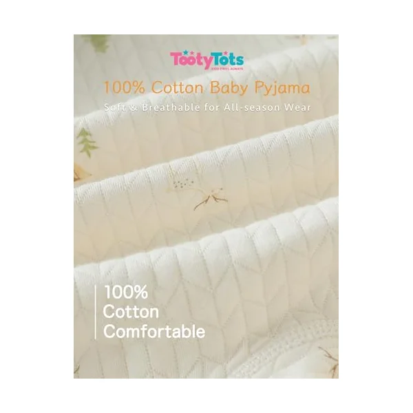 Babygrow, 100% Cotton Soft Newborn Onesie & Bodysuit, Long Sleeve Unisex Baby Grow for Boys & Girls, Breathable for Everyday Wear, Nursery & Easy Nappy Changes