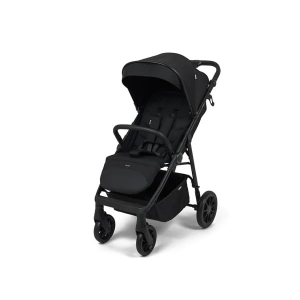 Babylo Nuvo Everyday One-Hand Fold Stroller, Black