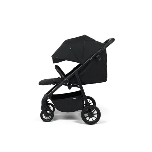 Babylo Nuvo Everyday One-Hand Fold Stroller, Black